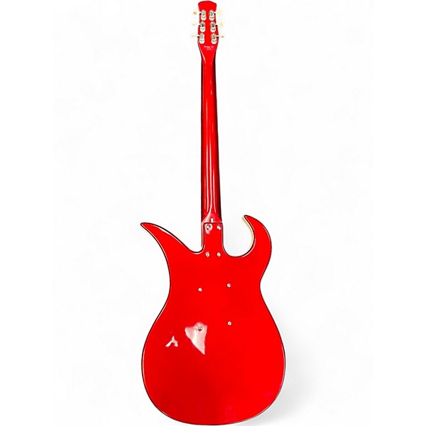 Used Danelectro Wild Thing Red Hollow Body Electric Guitar