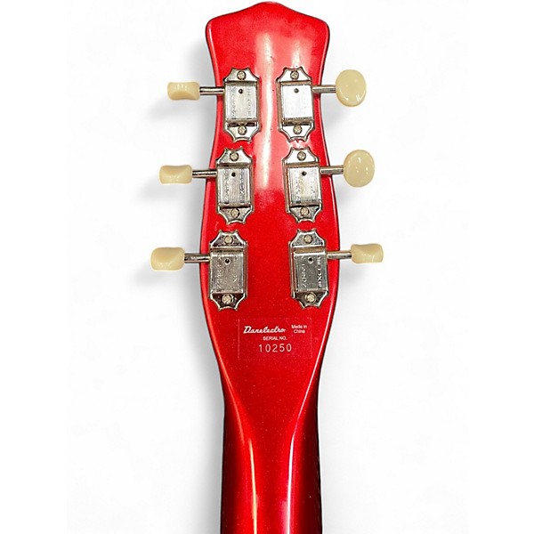 Used Danelectro Wild Thing Red Hollow Body Electric Guitar