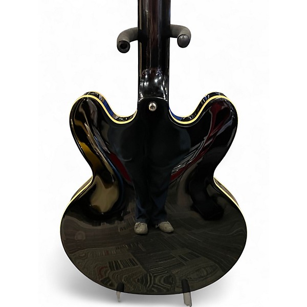 Used Epiphone Sheraton II Pro Black Hollow Body Electric Guitar