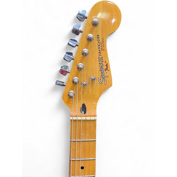 Used Squier Stratocaster II OFF WHITE Solid Body Electric Guitar
