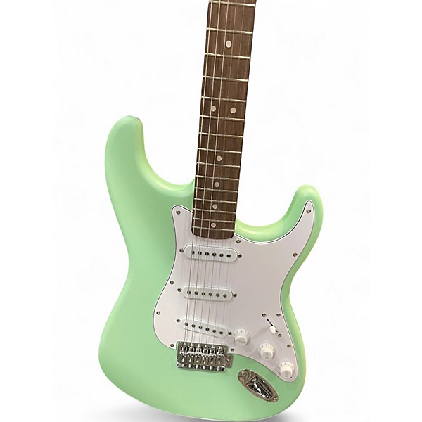 Used Squier SONIC STRATOCASTER Surf Green Solid Body Electric Guitar