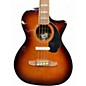Used Fender Kingman Acoustic Electric Bass Sunburst Acoustic Bass Guitar