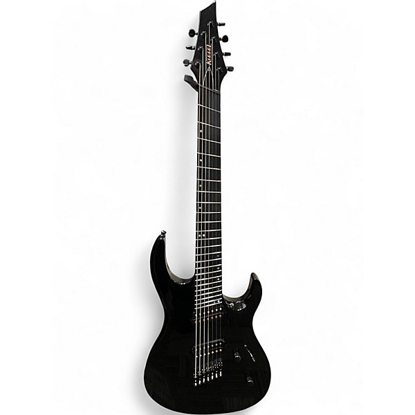 Used Kiesel DC7M Black Metallic Solid Body Electric Guitar