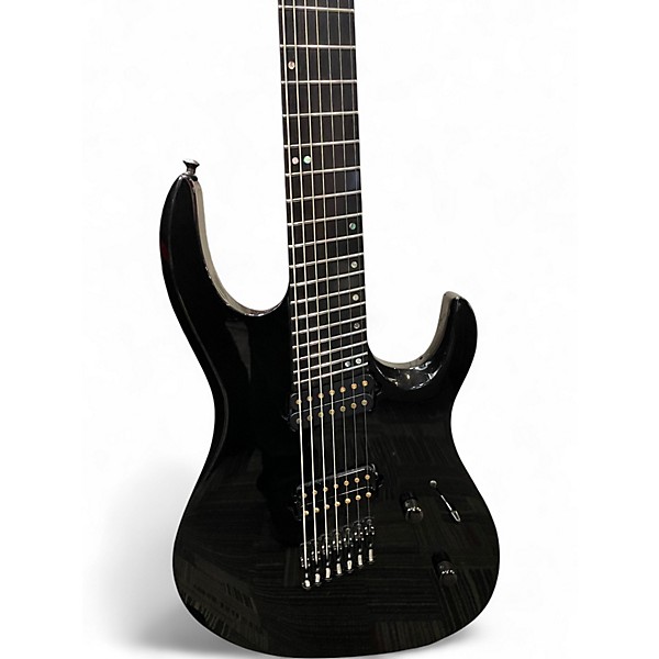 Used Kiesel DC7M Black Metallic Solid Body Electric Guitar