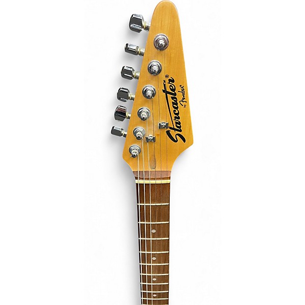 Used Starcaster by Fender Stratocaster Sunburst Solid Body Electric Guitar