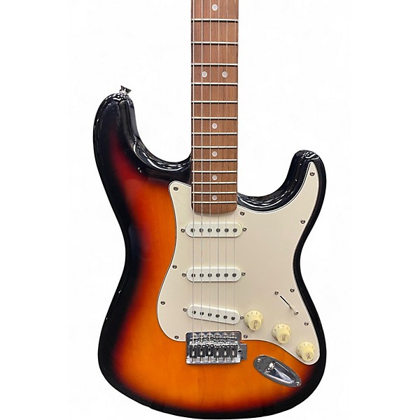 Used Starcaster by Fender Stratocaster Sunburst Solid Body Electric Guitar