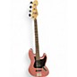 Used Squier Affinity Jazz Bass Pink Electric Bass Guitar thumbnail