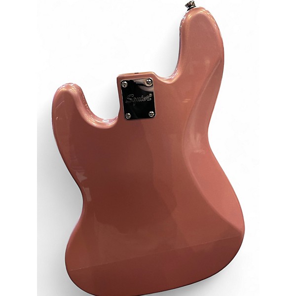 Used Squier Affinity Jazz Bass Pink Electric Bass Guitar