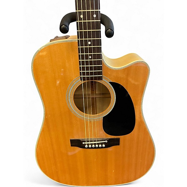 Used Takamine EF350M Natural Acoustic Electric Guitar
