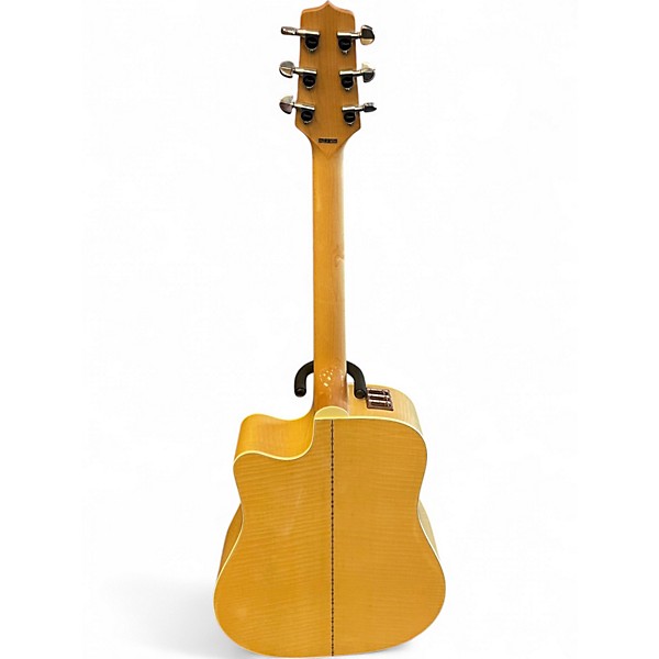 Used Takamine EF350M Natural Acoustic Electric Guitar