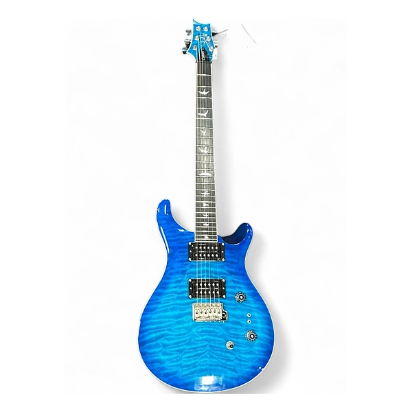 Used PRS SE Custom 24 08 Lake Blue Solid Body Electric Guitar