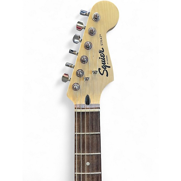 Used Squier Sonic stratocaster Black Solid Body Electric Guitar