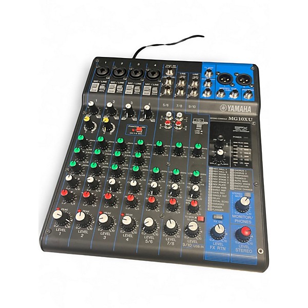 Used Yamaha MG10XU 10 Channel Mixer with Effects Unpowered Mixer