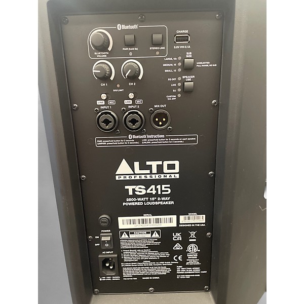 Used Alto TS415 Powered Speaker