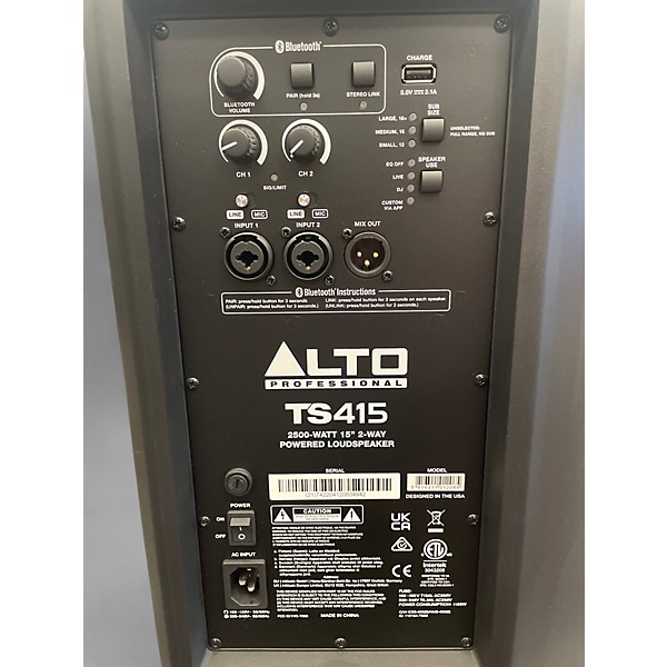 Used Alto TS415 Powered Speaker