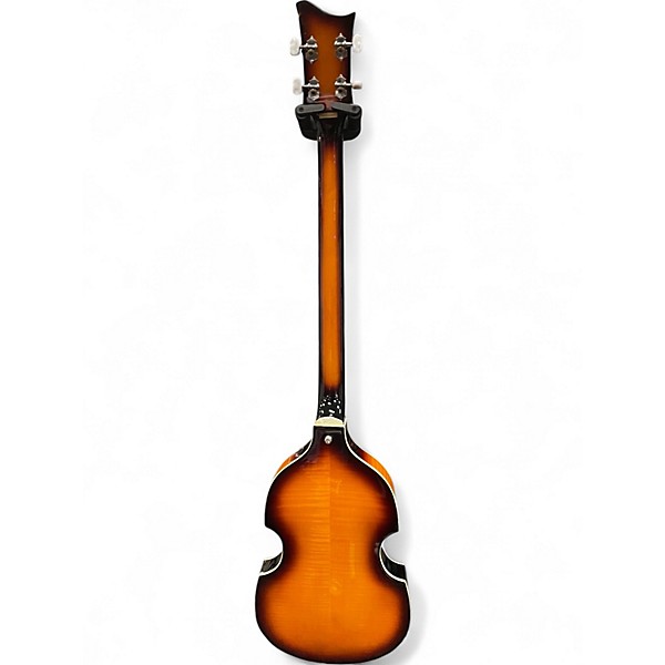 Used Hofner Bbass hi series Orange Electric Bass Guitar
