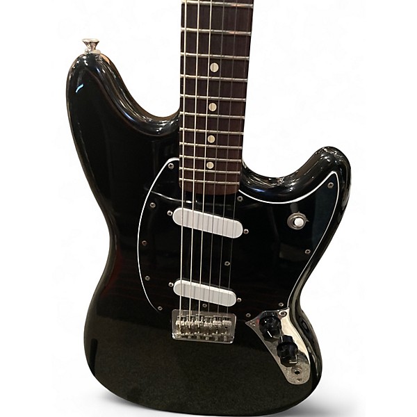 Used Fender PLAYER II MUSTANG Black Solid Body Electric Guitar
