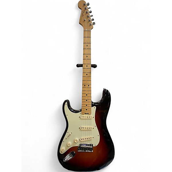 Used Fender American Elite Stratocaster Left Handed 3 Color Sunburst Electric Guitar