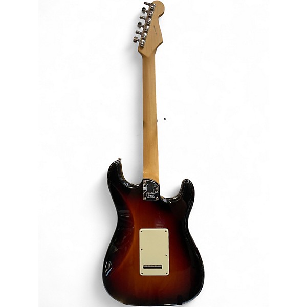 Used Fender American Elite Stratocaster Left Handed 3 Color Sunburst Electric Guitar