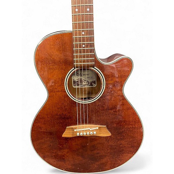 Used Takamine EF261S AN Mahogany Acoustic Electric Guitar