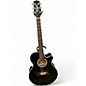 Used Takamine EF26181 Black Acoustic Electric Guitar thumbnail