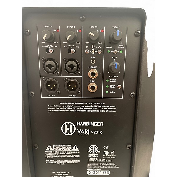 Used Harbinger V2310 Powered Speaker