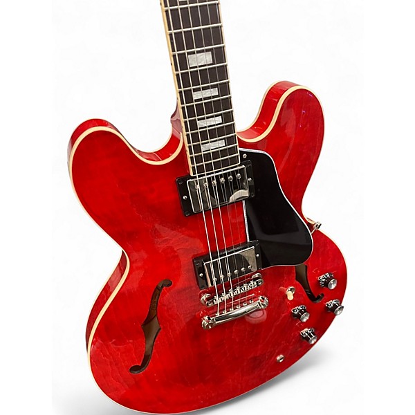 Used Gibson ES 335 Figured Vintage Cherry Red Hollow Body Electric Guitar