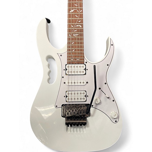 Used Ibanez JEMJR white Solid Body Electric Guitar