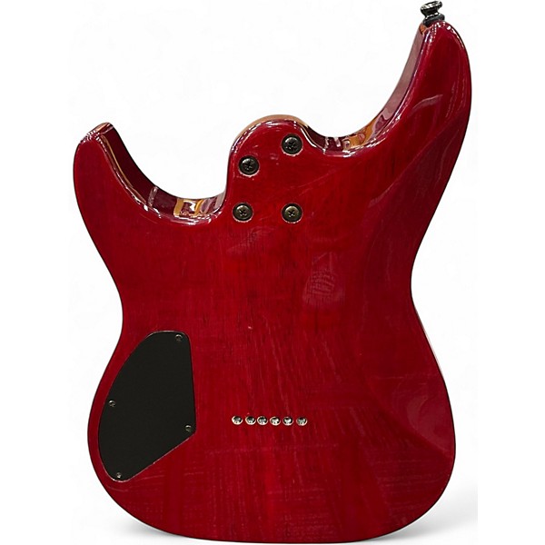 Used Keith Brawley Threat Red Solid Body Electric Guitar