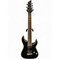 Used Schecter Guitar Research Blackjack C7 Black Solid Body Electric Guitar thumbnail