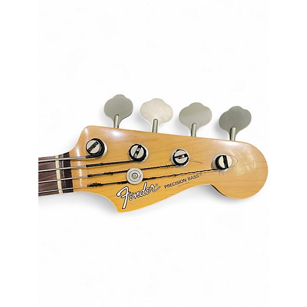 Used Fender PRECISION Candy Apple Red Metallic Electric Bass Guitar