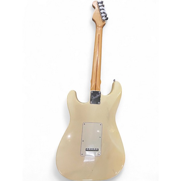 Vintage 1989 Fender Stratocaster cream white Solid Body Electric Guitar