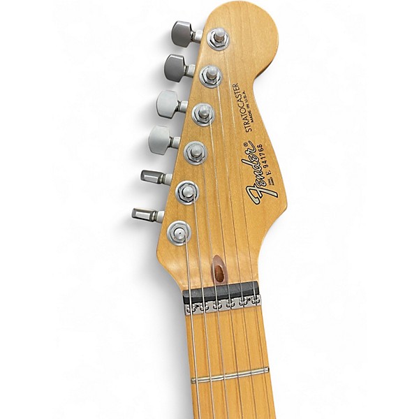Vintage 1989 Fender Stratocaster cream white Solid Body Electric Guitar