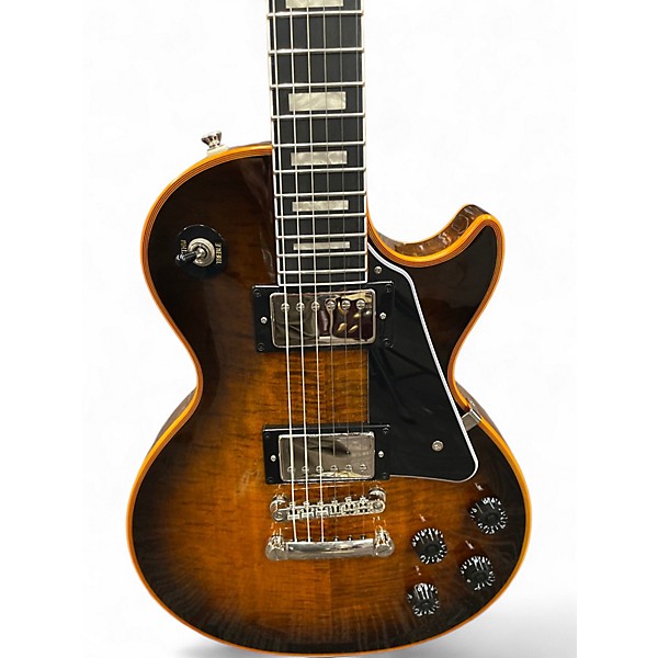 Used Epiphone Les Paul Custom Widow Orange Burst Solid Body Electric Guitar