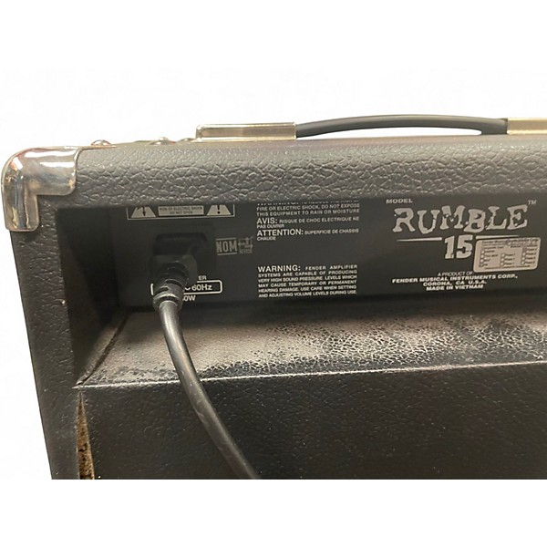 Used Fender Rumble 15 15W 1X8 Bass Combo Amp