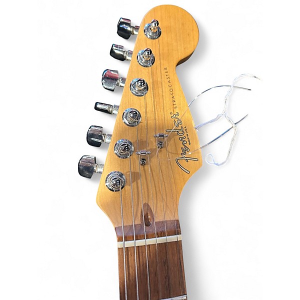Used Fender American Professional Standard Stratocaster HSS Sage Green Metallic Solid Body Electric Guitar