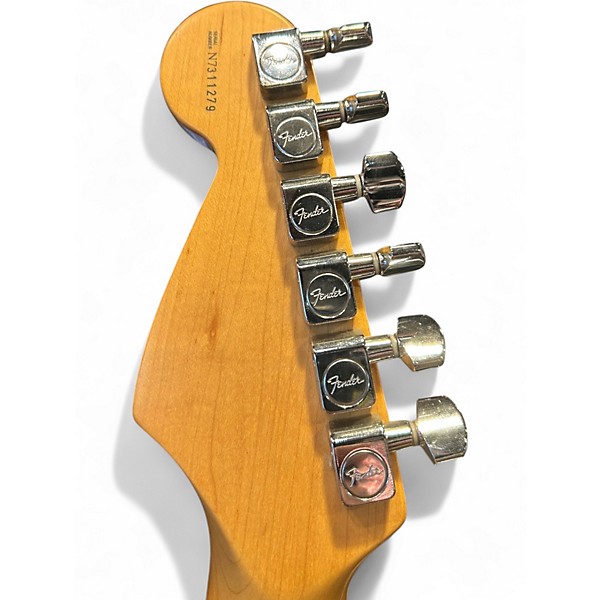 Used Fender American Professional Standard Stratocaster HSS Sage Green Metallic Solid Body Electric Guitar