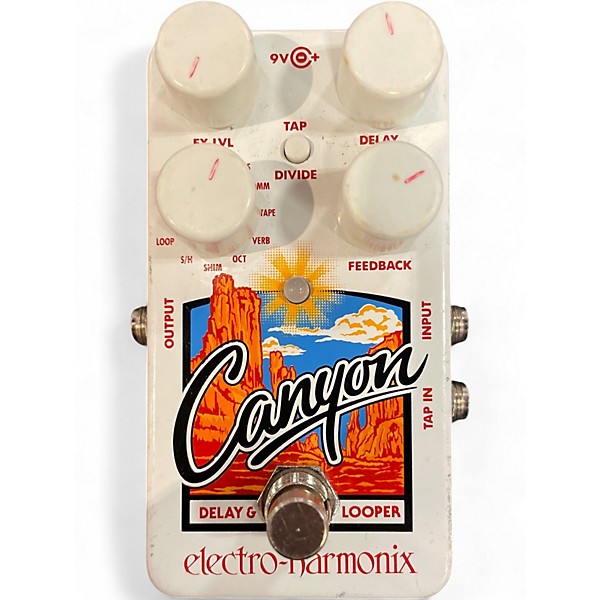 Used Electro-Harmonix Canyon Delay and Looper Effect Pedal