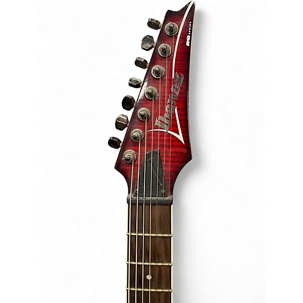 Used Ibanez RG7321 7 String Red Solid Body Electric Guitar