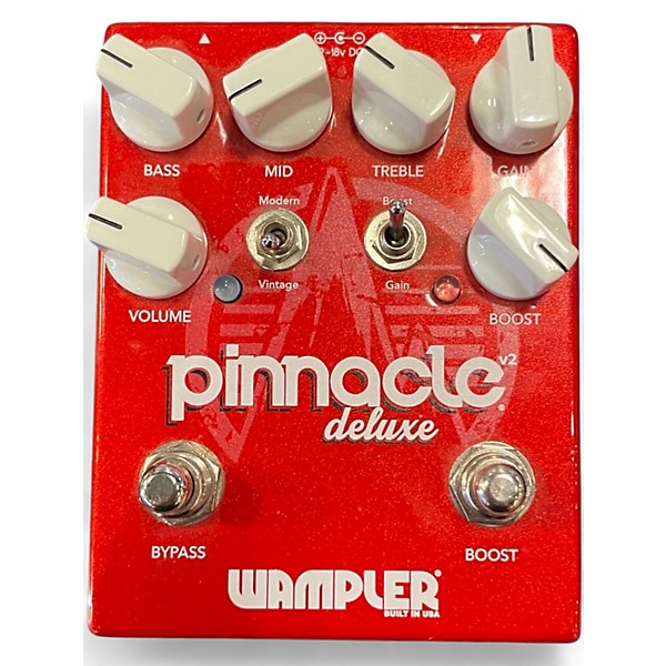 Used Wampler Pinnacle Deluxe Distortion Effect Pedal