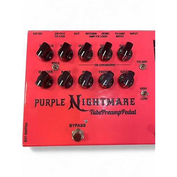 Used Driftwood PURPLE NIGHTMARE Guitar Preamp