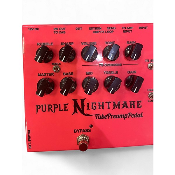 Used Driftwood PURPLE NIGHTMARE Guitar Preamp