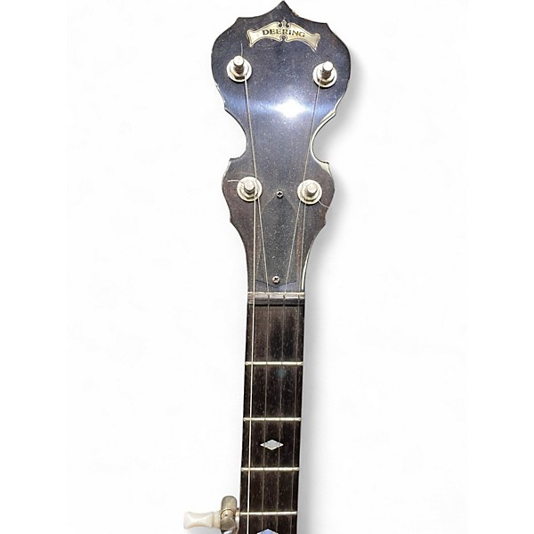 Used Deering Deluxe 5-String Mahogany Banjo