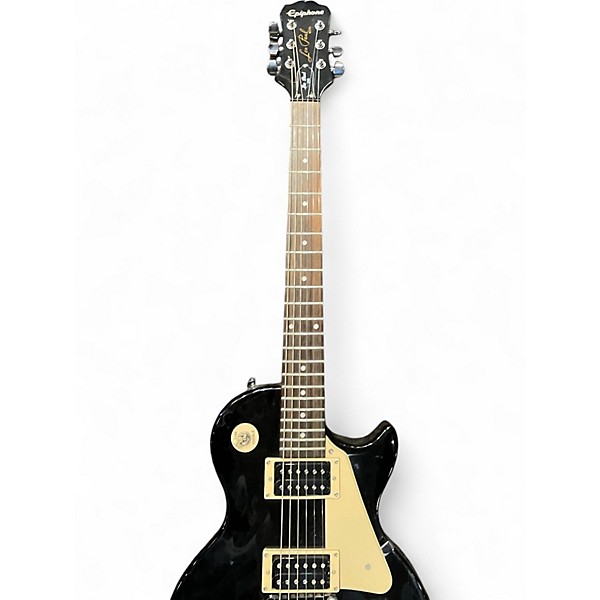 Used Epiphone Les Paul 100 Bolt On Black Solid Body Electric Guitar