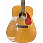 Used Fender DG21S Natural Acoustic Guitar