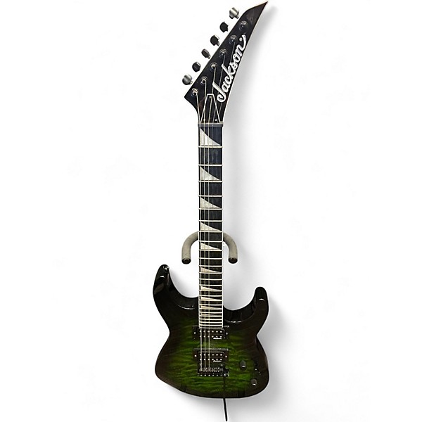 Used Jackson JS20 Trans Green Solid Body Electric Guitar