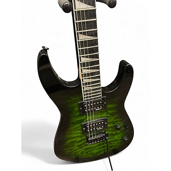 Used Jackson JS20 Trans Green Solid Body Electric Guitar