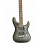 Used Schecter Guitar Research C1 Platinum Trans Black Solid Body Electric Guitar