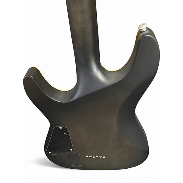 Used Schecter Guitar Research C1 Platinum Trans Black Solid Body Electric Guitar