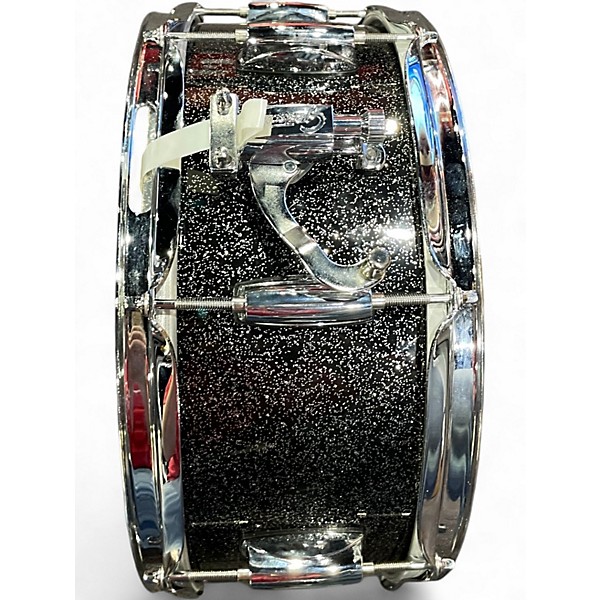 Used Gretsch Drums 14in Full Range Snare BLACK SPARKLE Drum